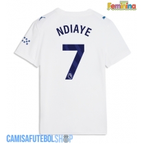 Camisa de time de futebol Manchester City Iliman Ndiaye #7 Replicas 3º Equipamento Feminina 2026-27 Manga Curta